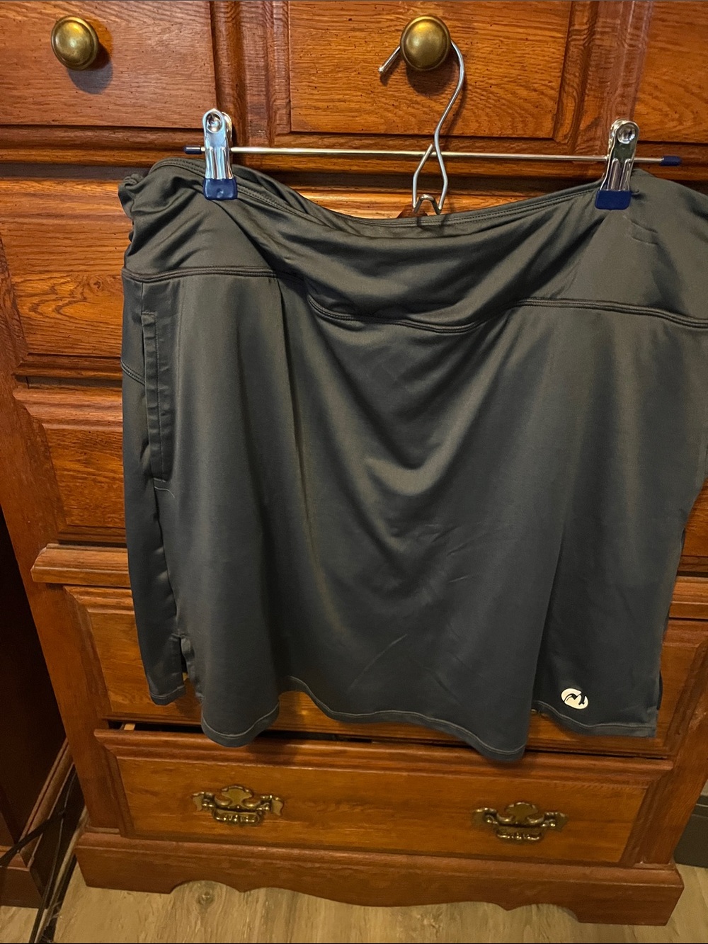 Moteepi  Grey Skort with Built-In Shorts